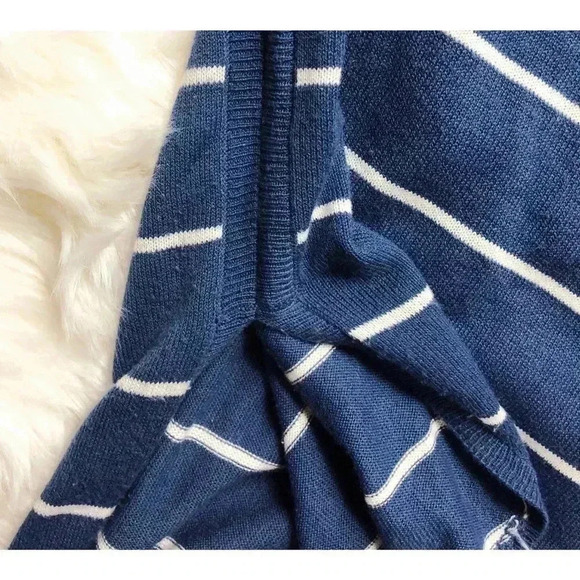 Blue & White Striped Sweater - Picture 4 of 5